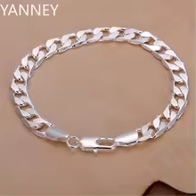 bracelet en argent 925 longueur 20 cm - photo numéro 2