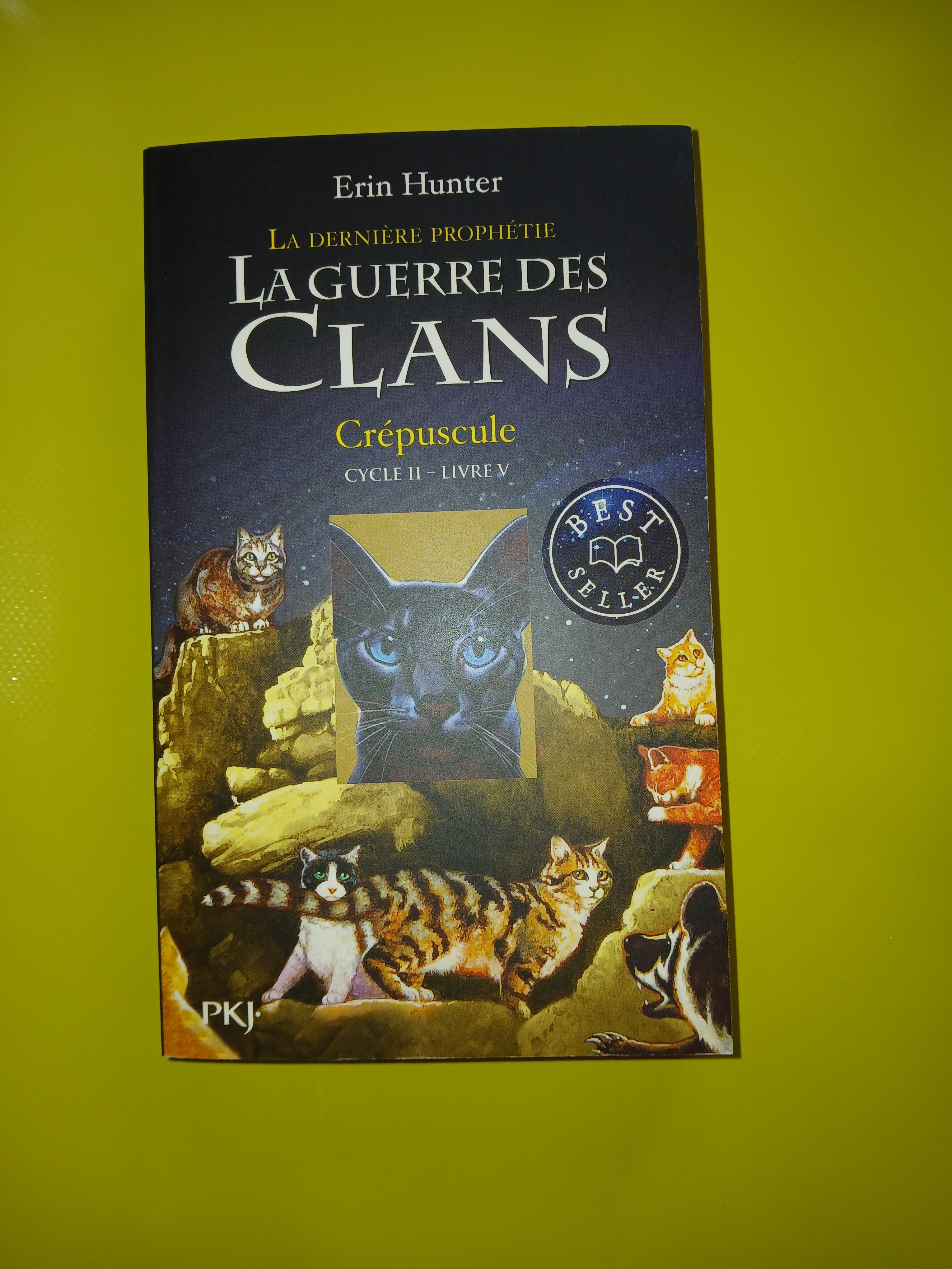 livre la derniere prophethie la guerrre des clans crepuscule cycle 2 livre 5