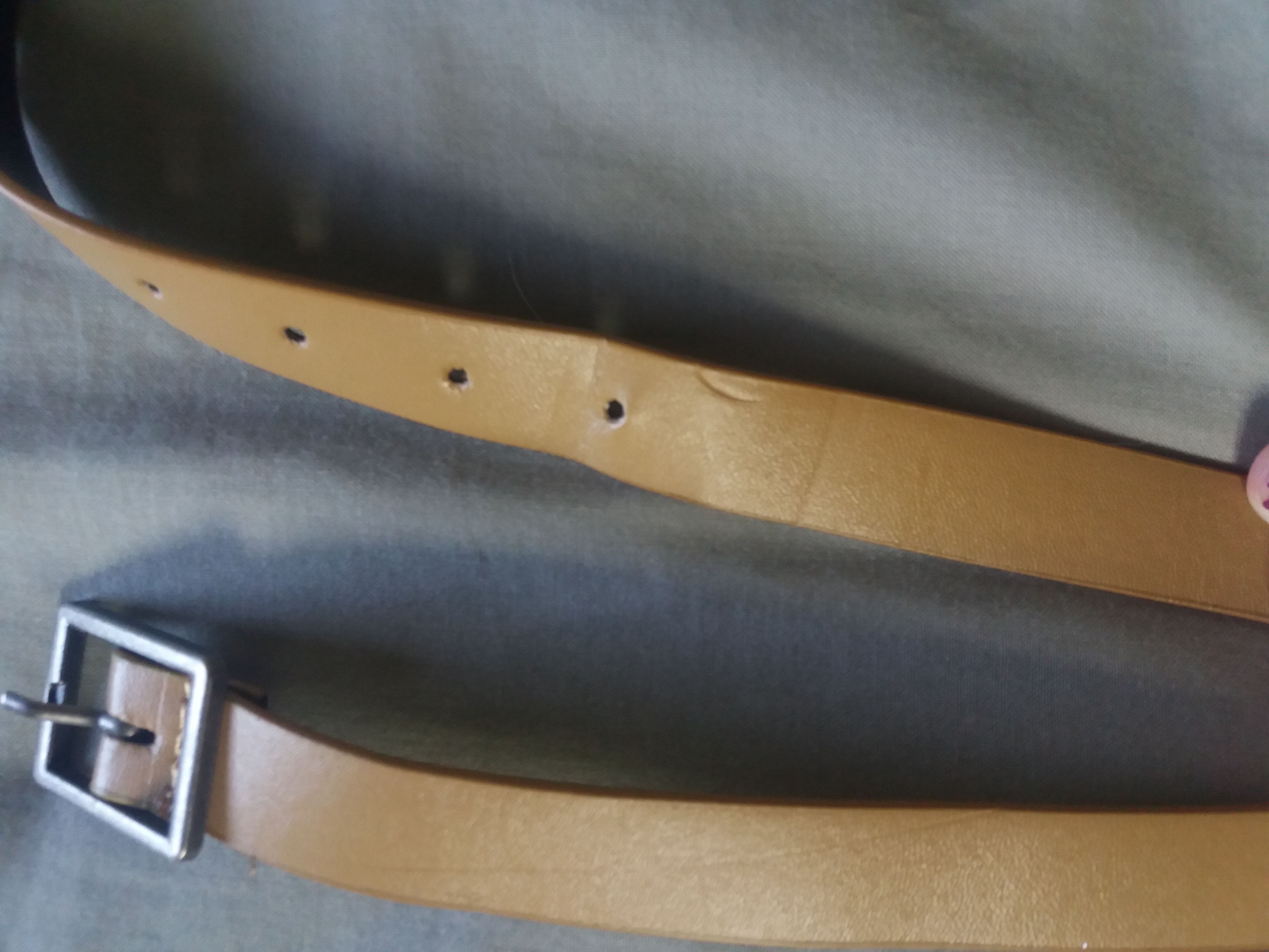 Lot de deux ceintures marrons - photo numéro 4