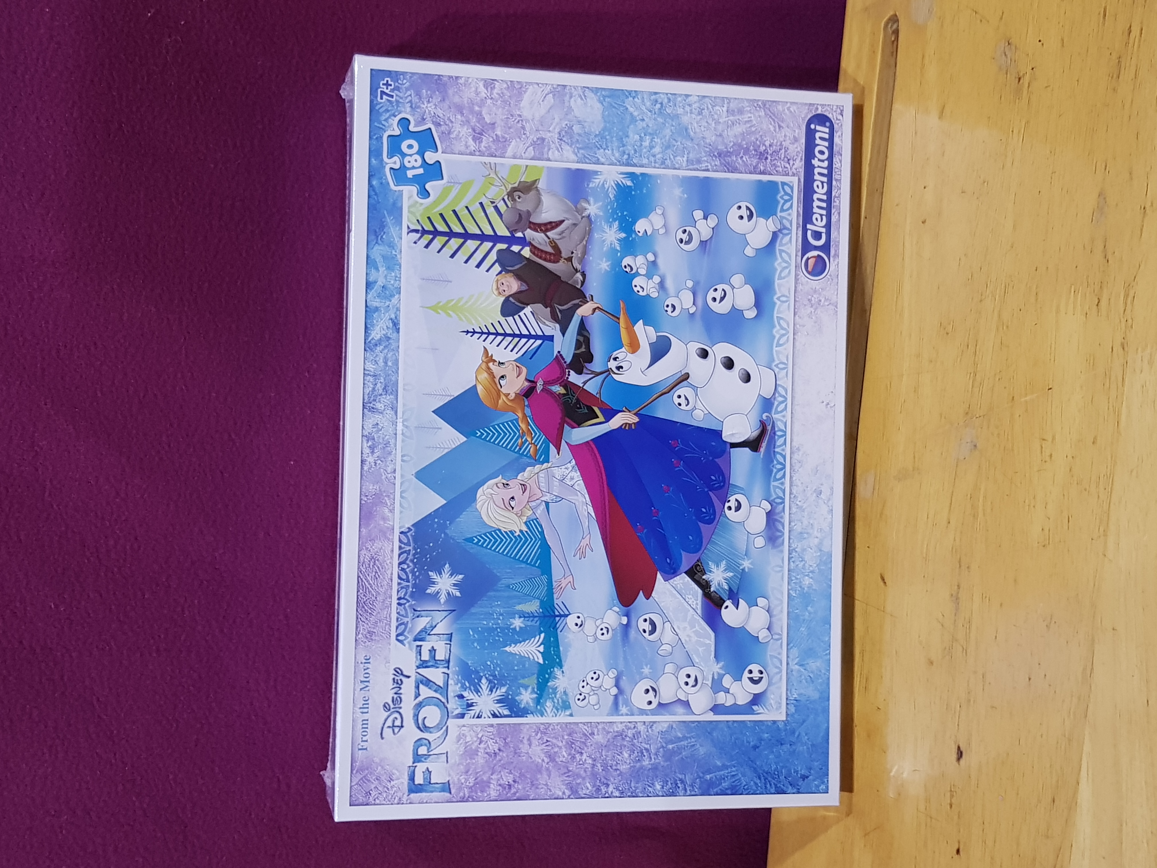puzzle la reine des neiges 180 pièces disney clementoni
