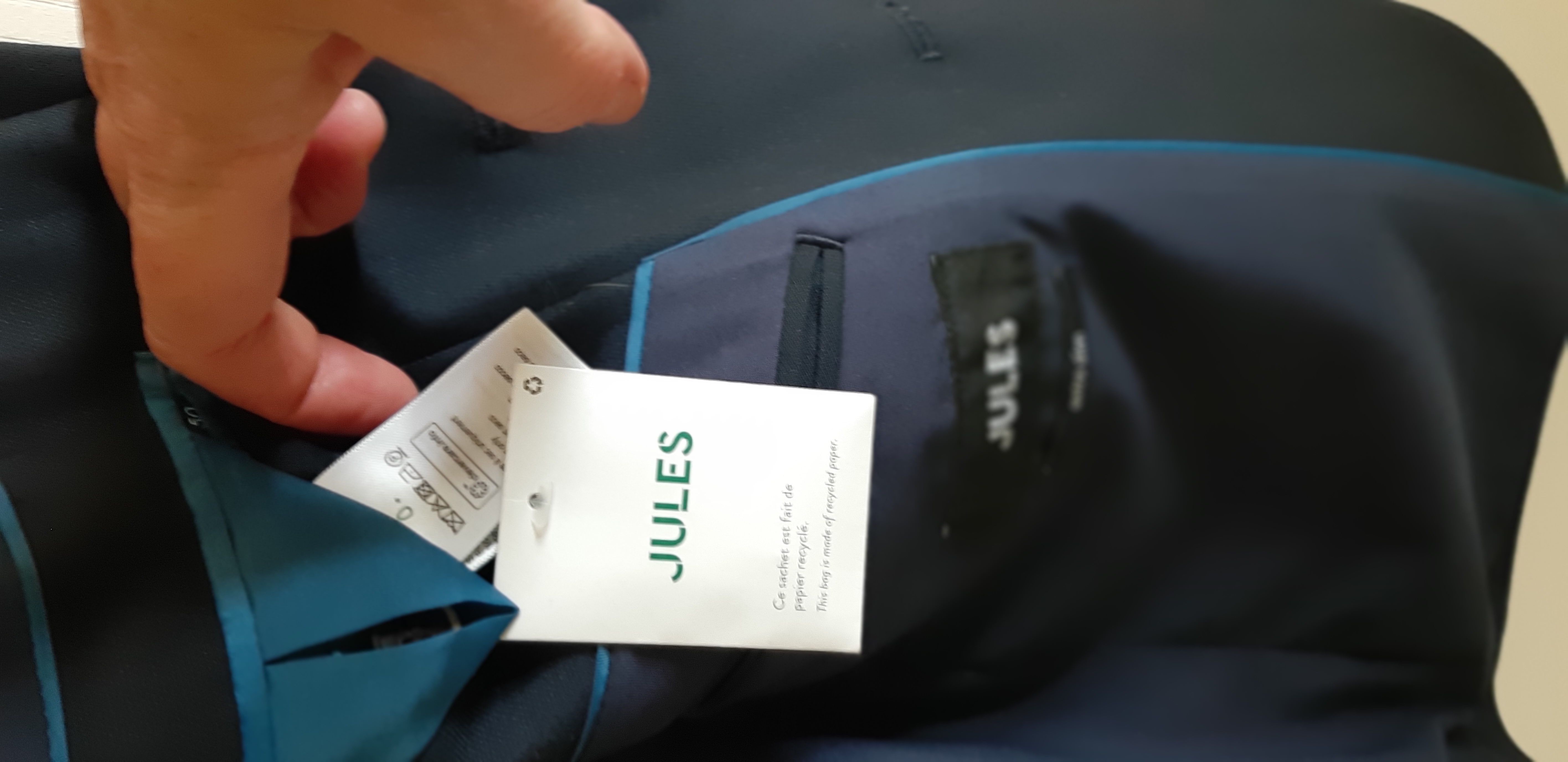 Veste homme bleu marine taille M marqueJules - photo numéro 4
