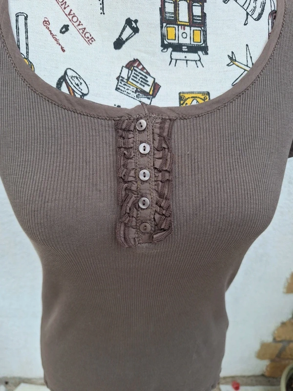 Tee shirt marron