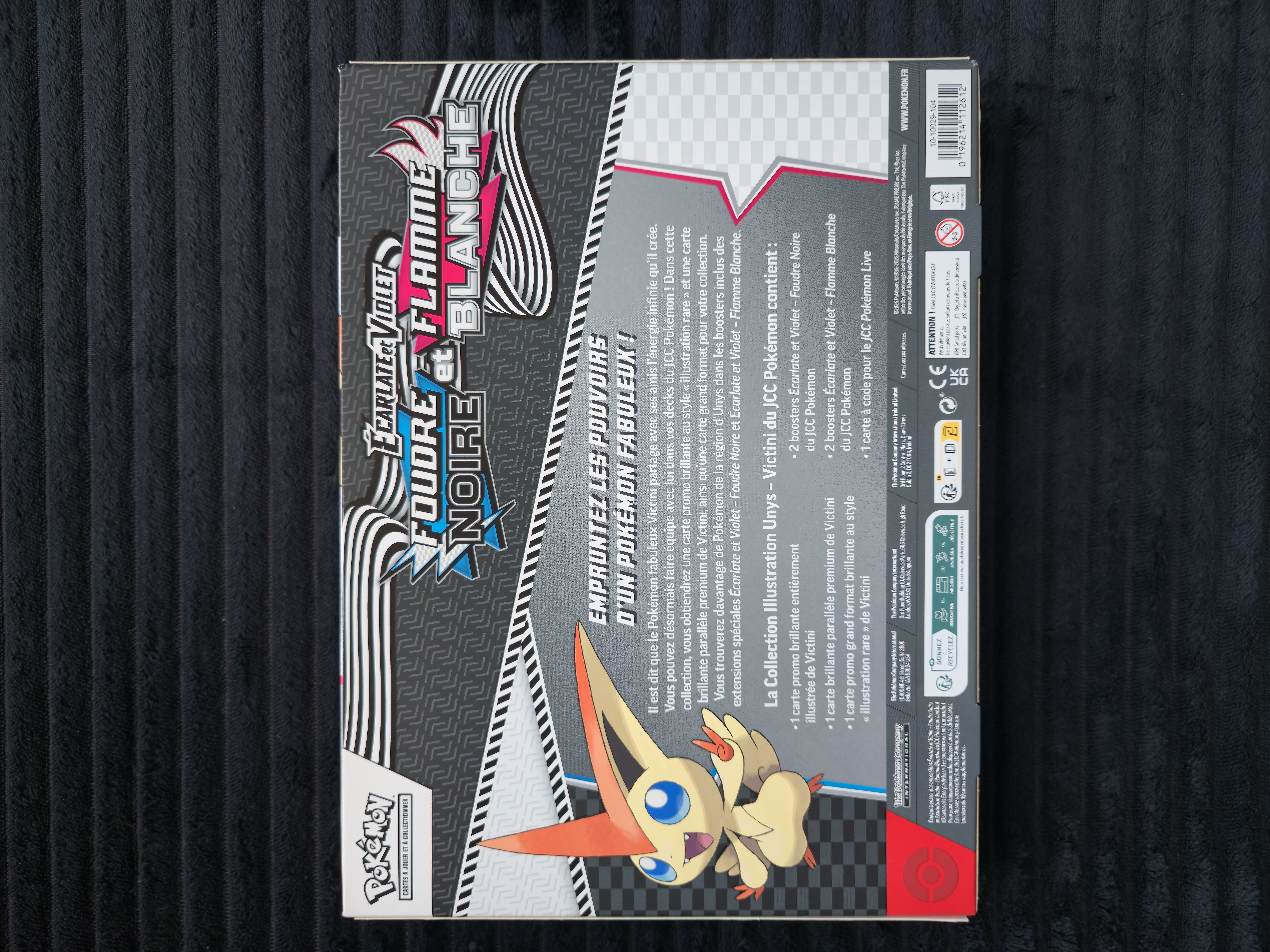 Coffret Pokémon Collection – Illustration Victini EV10.5 Neuf & Scellé FR - photo numéro 2