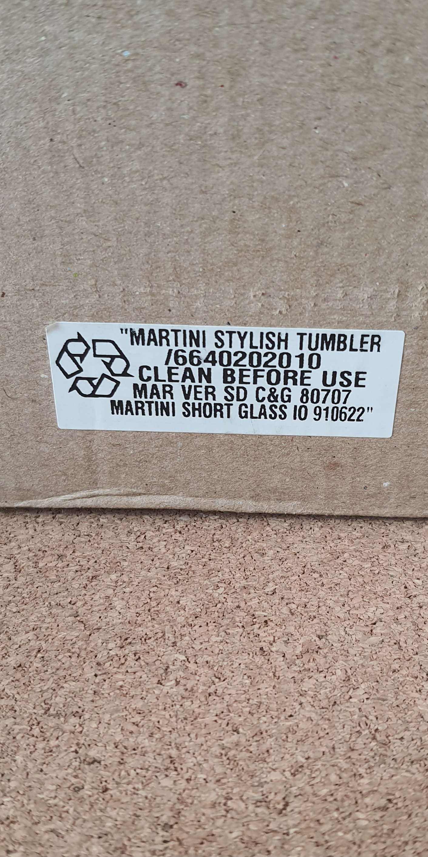 Lot de 6 verres "Martini" neuf - photo numéro 5