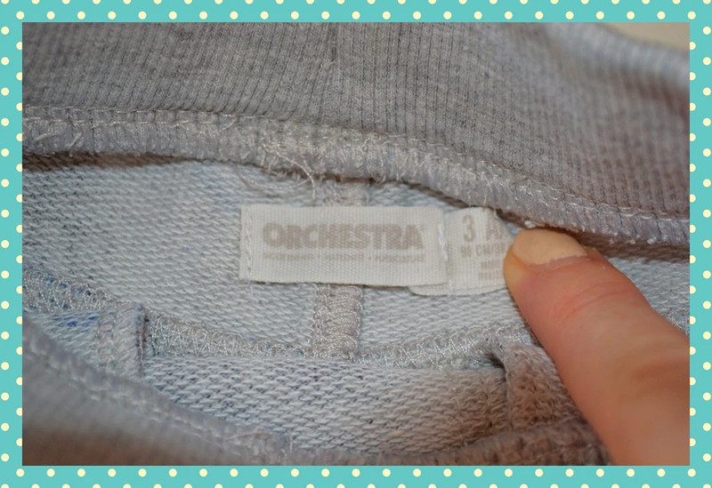 short Orchestra gris et bleu taille 3 ans / 98 cm - photo numéro 5