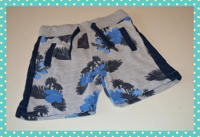 short Orchestra gris et bleu taille 3 ans / 98 cm