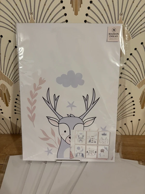 Affiches “Dream Big” pour chambre enfant