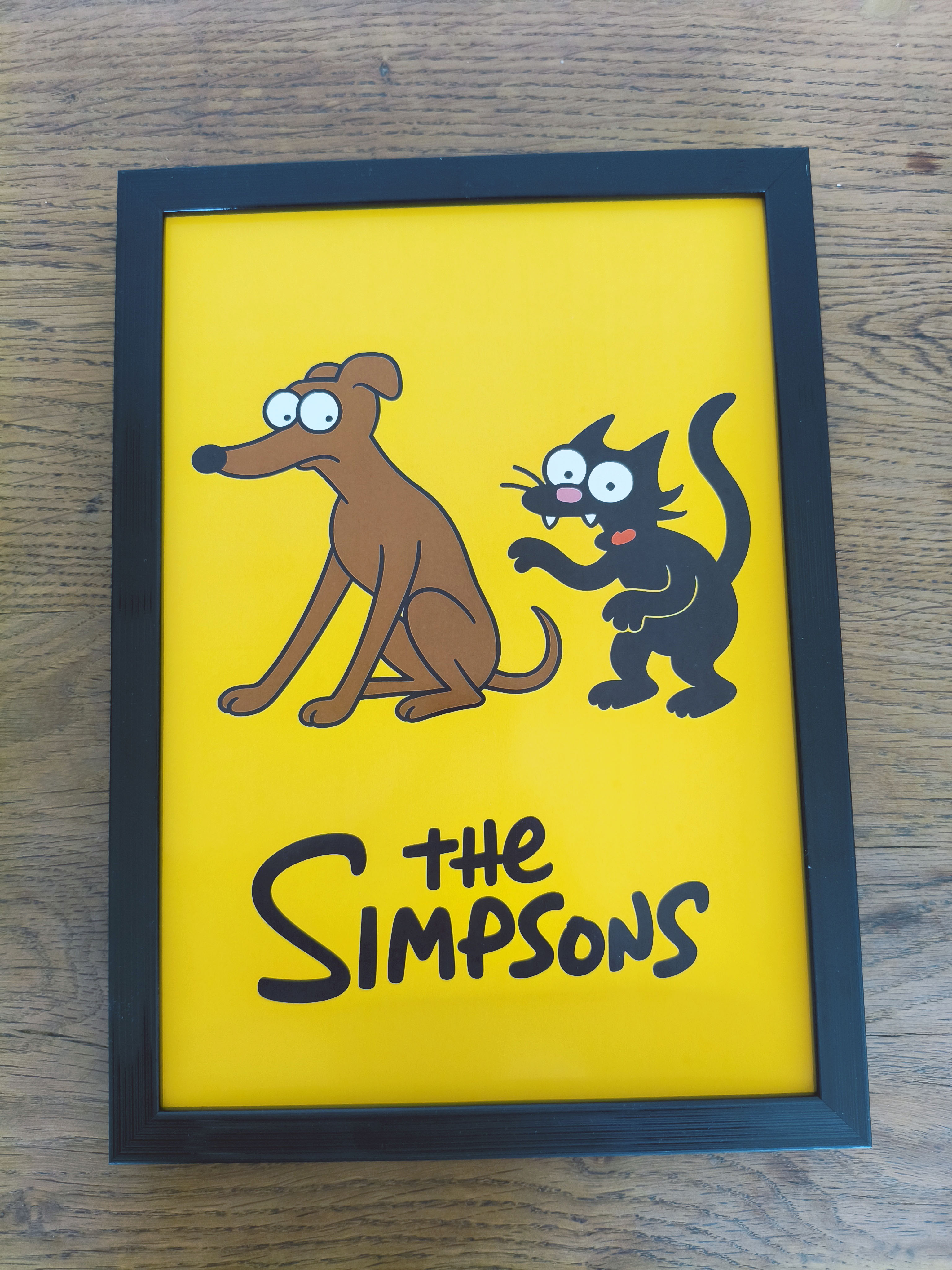 Affiche Poster The Simpsons A3 (30x42cm / 12x16") – Boule de Neige & Petit Papa, déco fun pop art - photo numéro 3