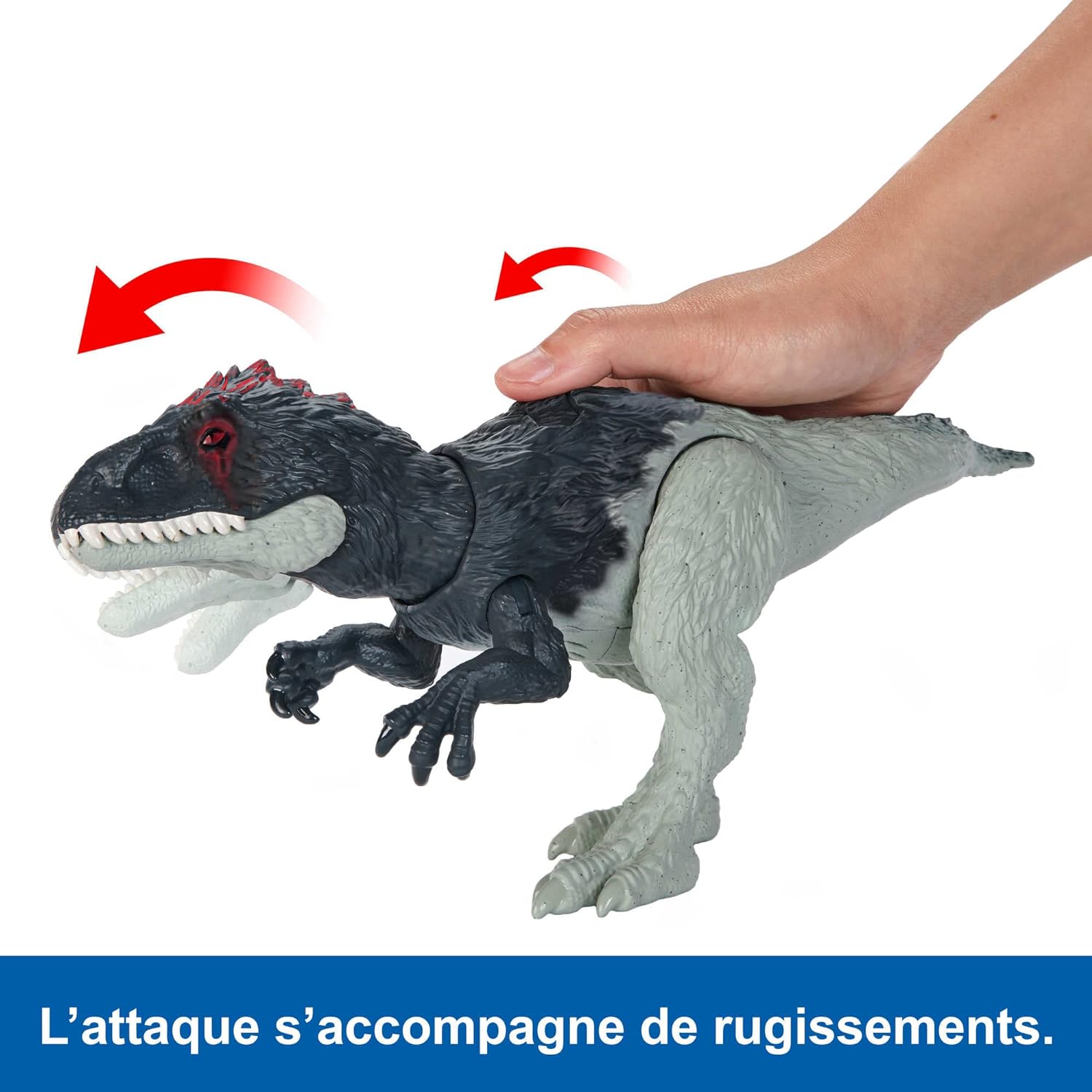 Dinosaure Eocarcharia Rugissement Féroce avec Son hlp17 Jurassic World Dino Trackers - photo numéro 3