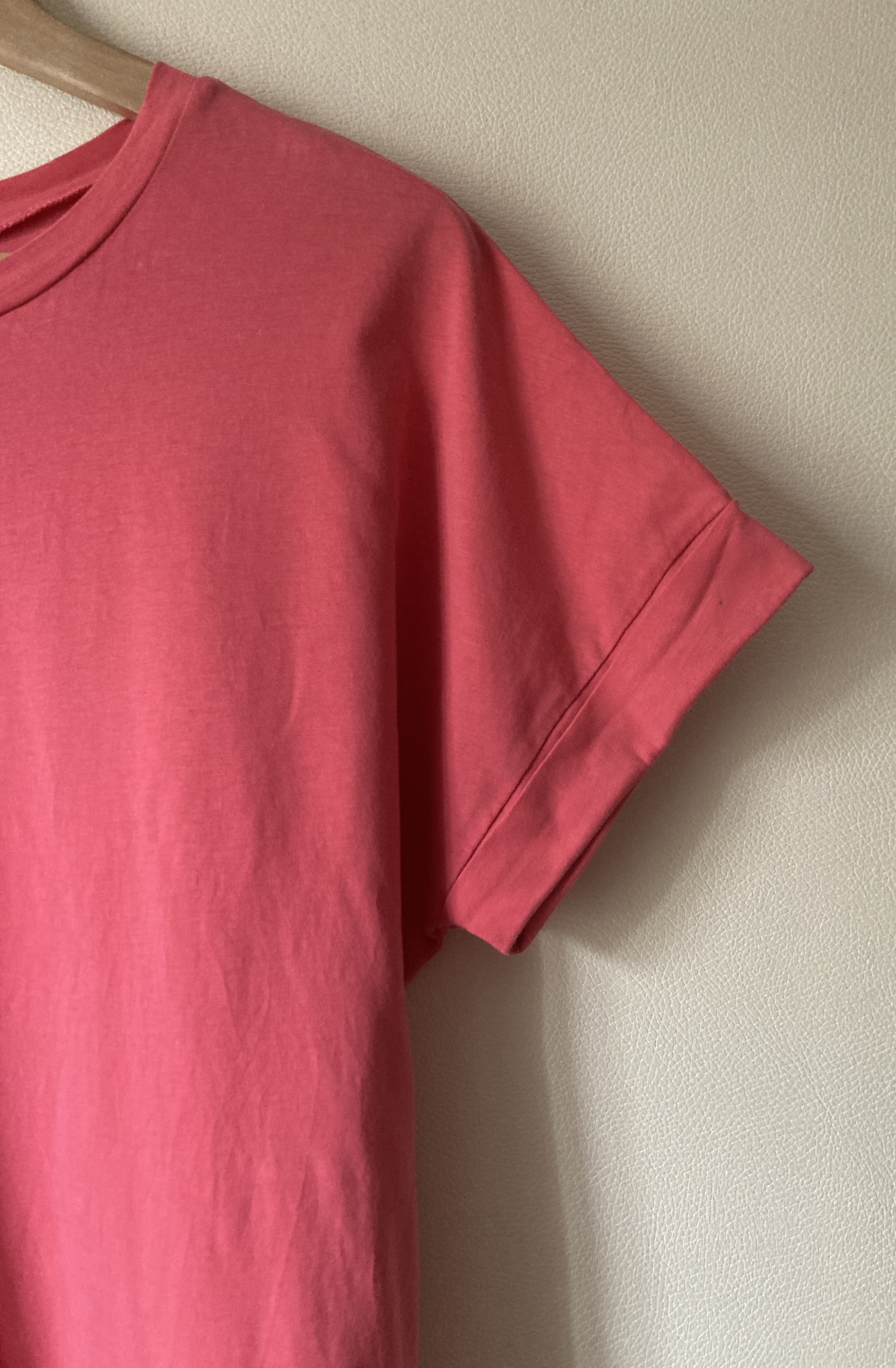 tee-shirt tunique long forme ample - photo numéro 3
