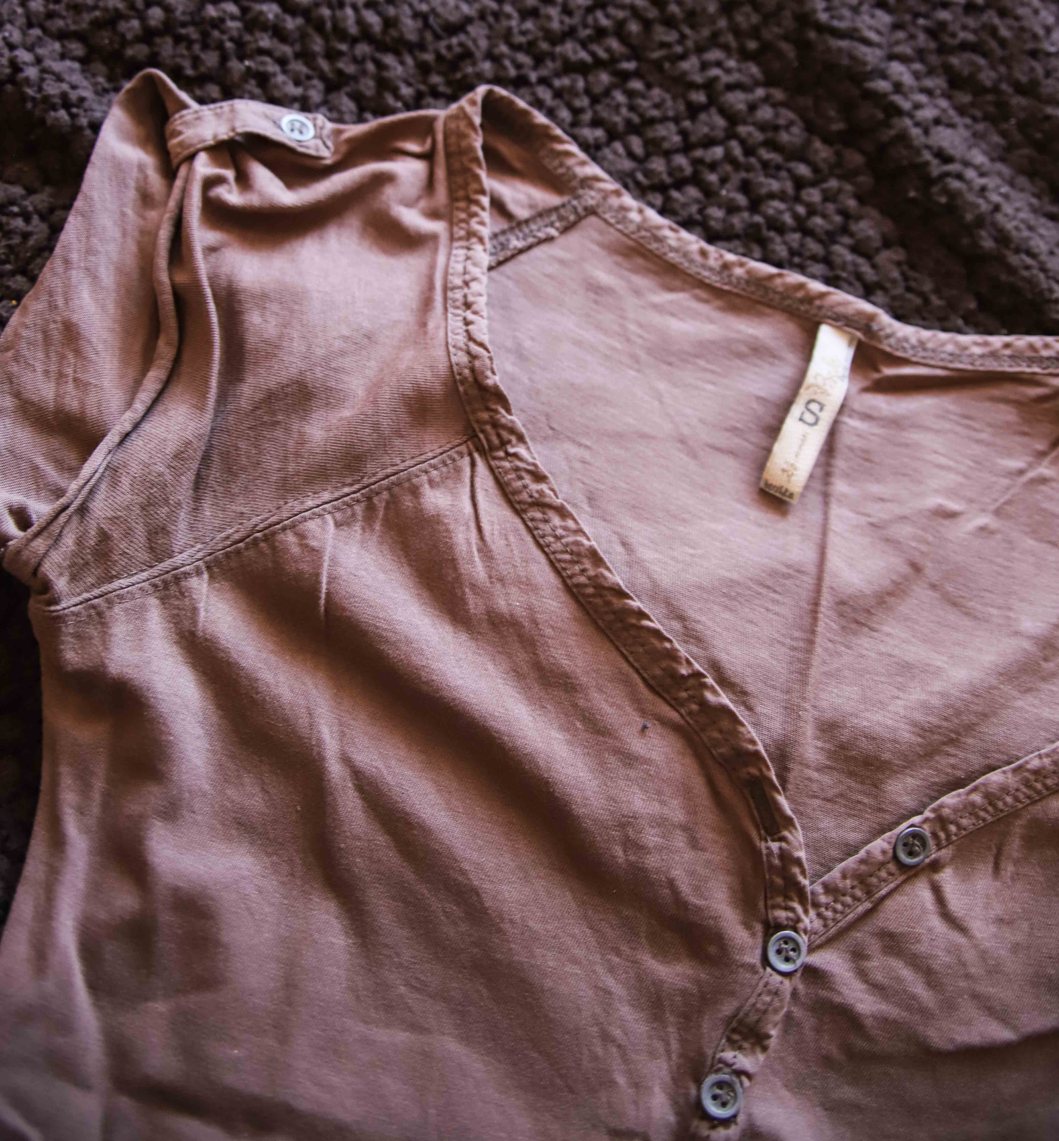 T-shirt Marron Bershka - photo numéro 2
