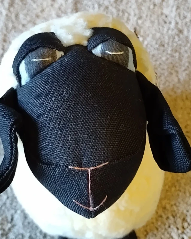 1981 Peluche Agneau / Mouton Fabriqué à la main - photo numéro 3