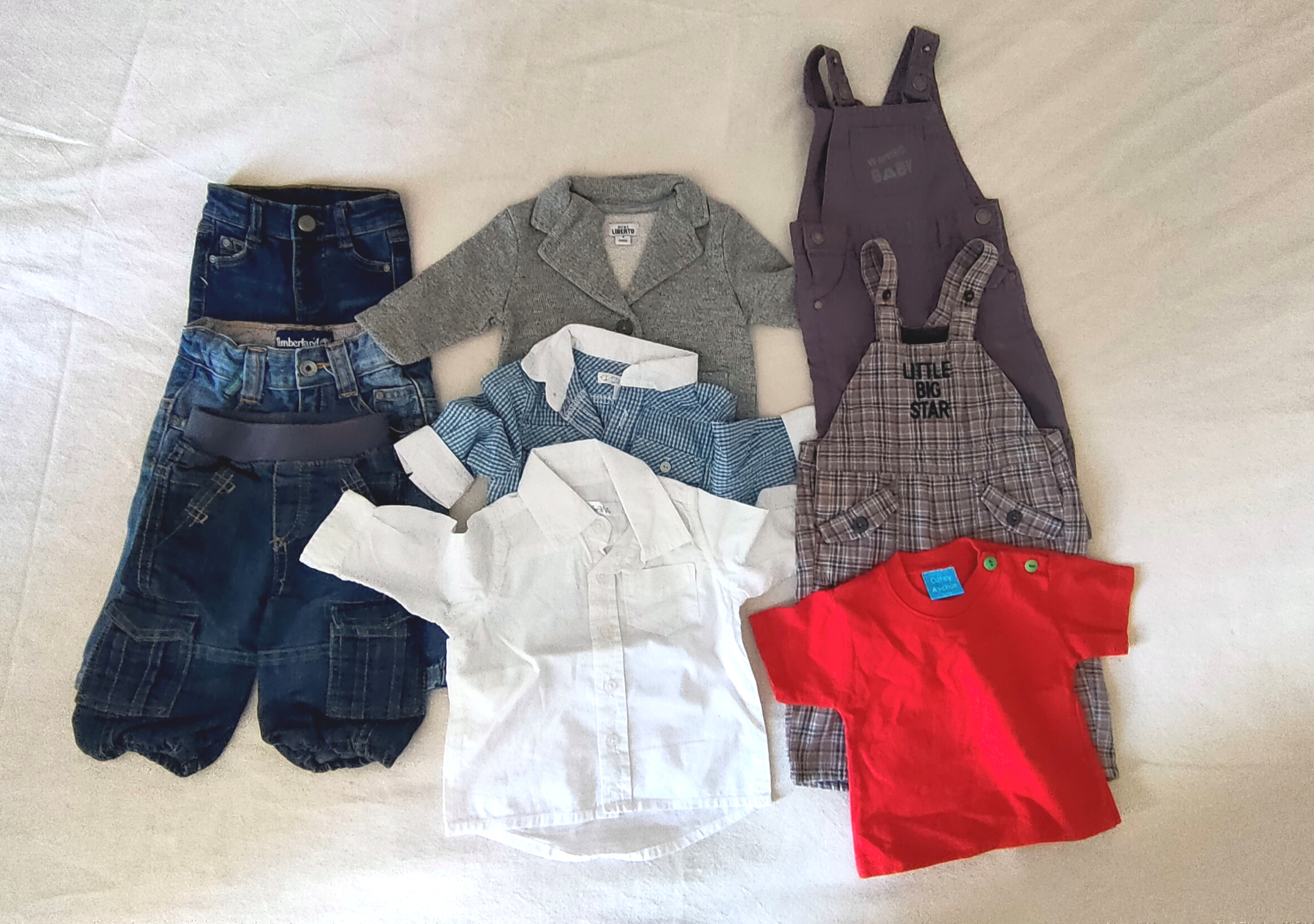 Lot 9 vêtements bébé garçons 3 mois