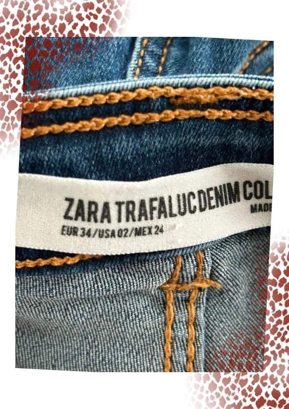 jean taille haute zara taille 34 - photo numéro 4