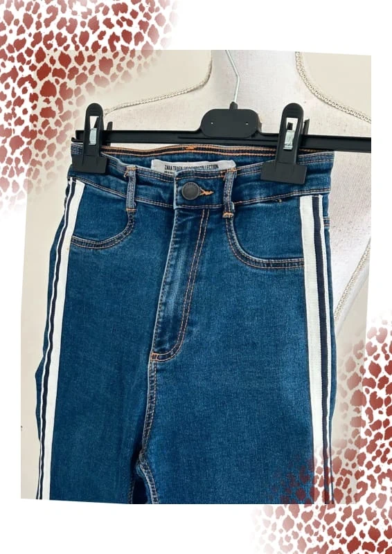 jean taille haute zara taille 34 - photo numéro 2
