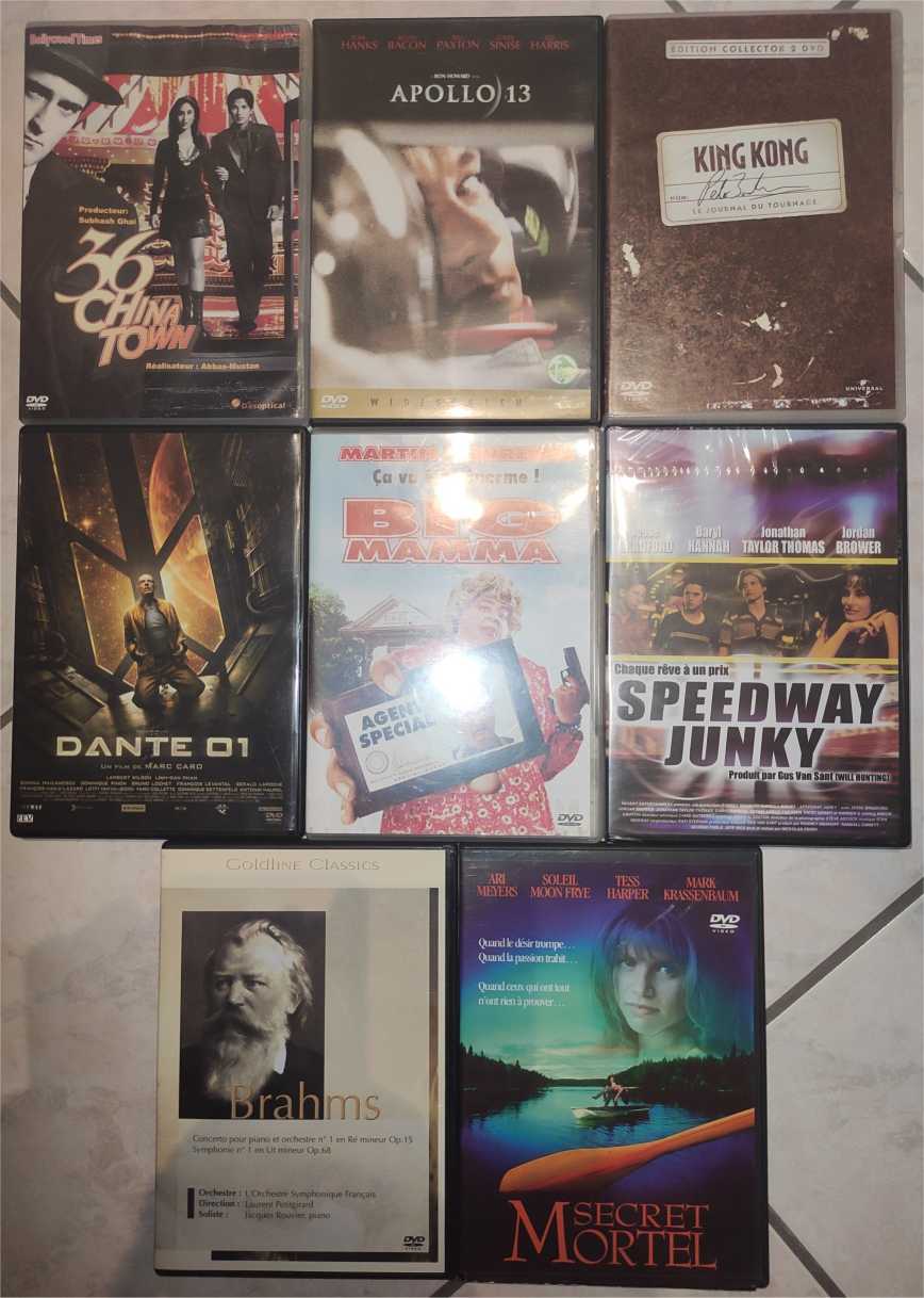 DVD Lot de 8