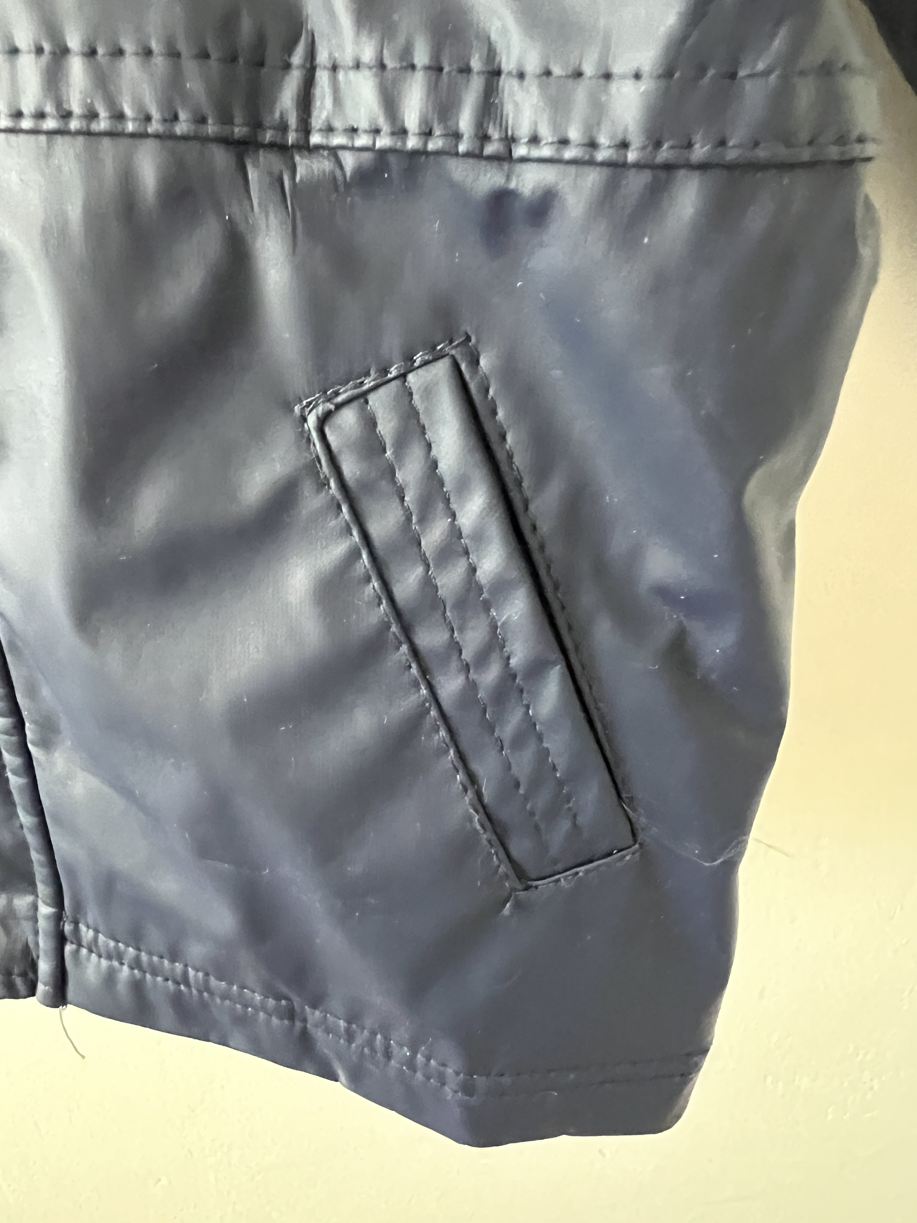 Imperméable bleu marine - photo numéro 5