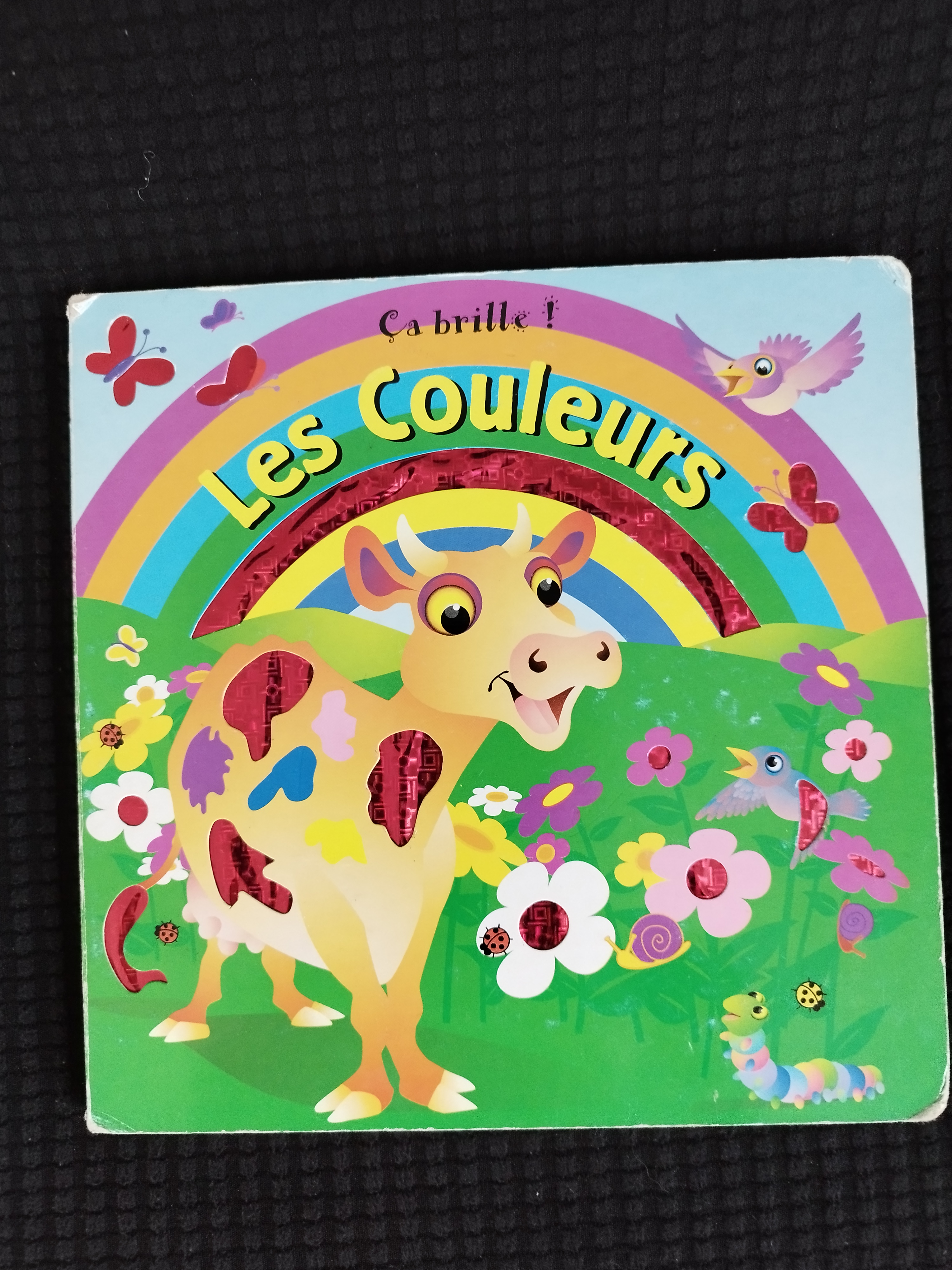 livre cartonné scintillant Les couleurs
