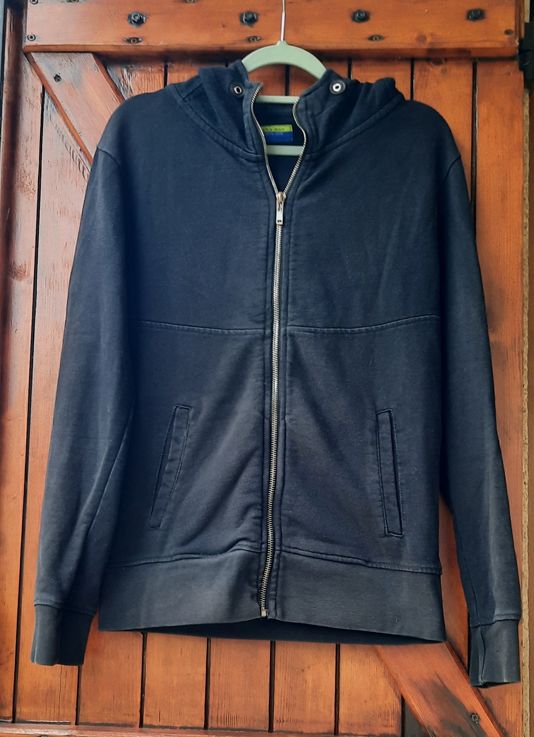 Veste sweat-shirt à capuche avec zip, Zara, homme, taille S