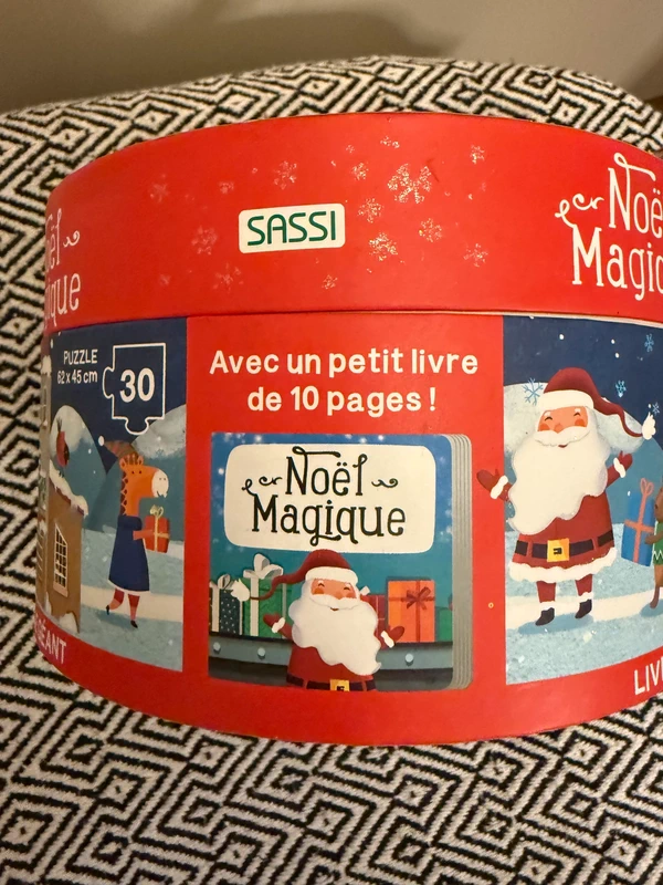Sassi - Noël Magique Puzzle 30 pièces  et livre - photo numéro 3