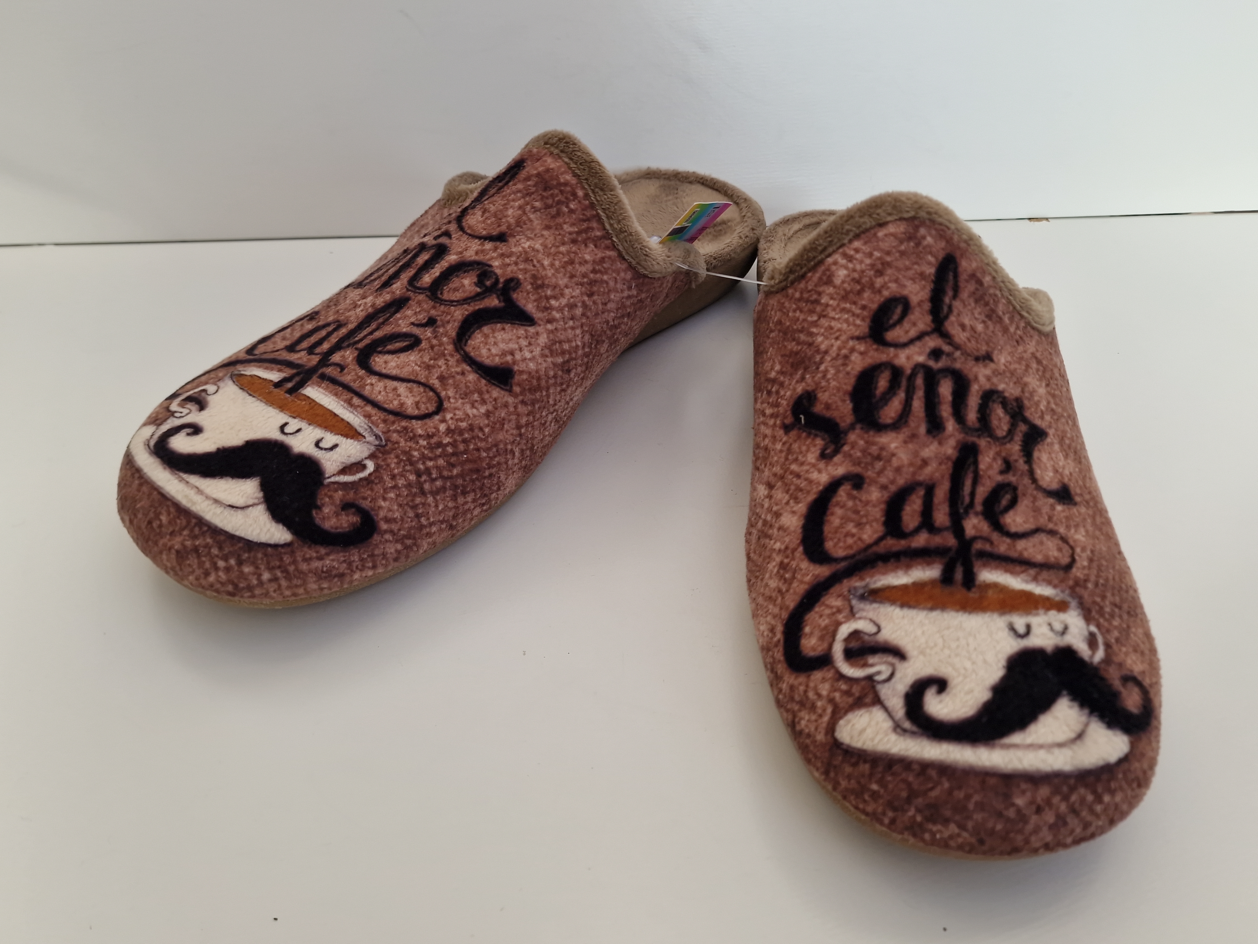 Mules Pantoufles El Señor Café Marron Noir