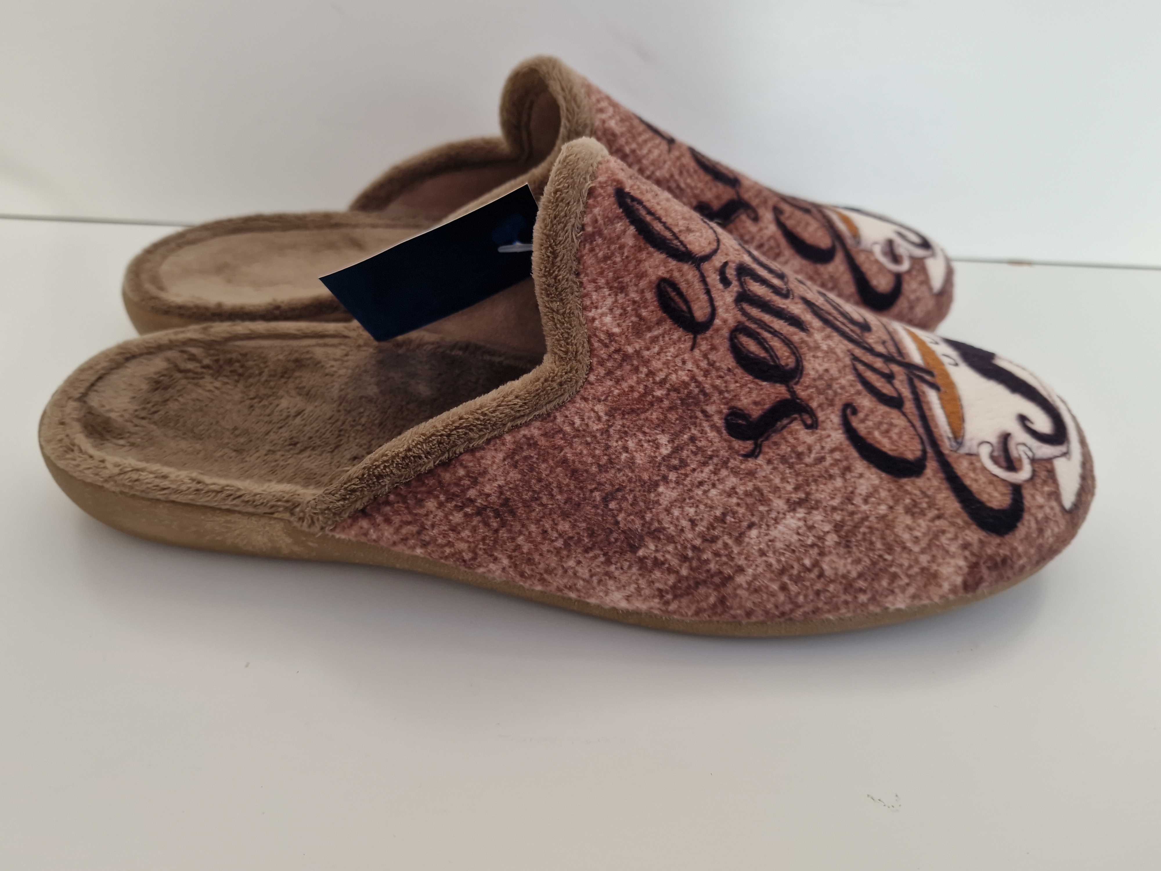 Mules Pantoufles El Señor Café Marron Noir - photo numéro 4