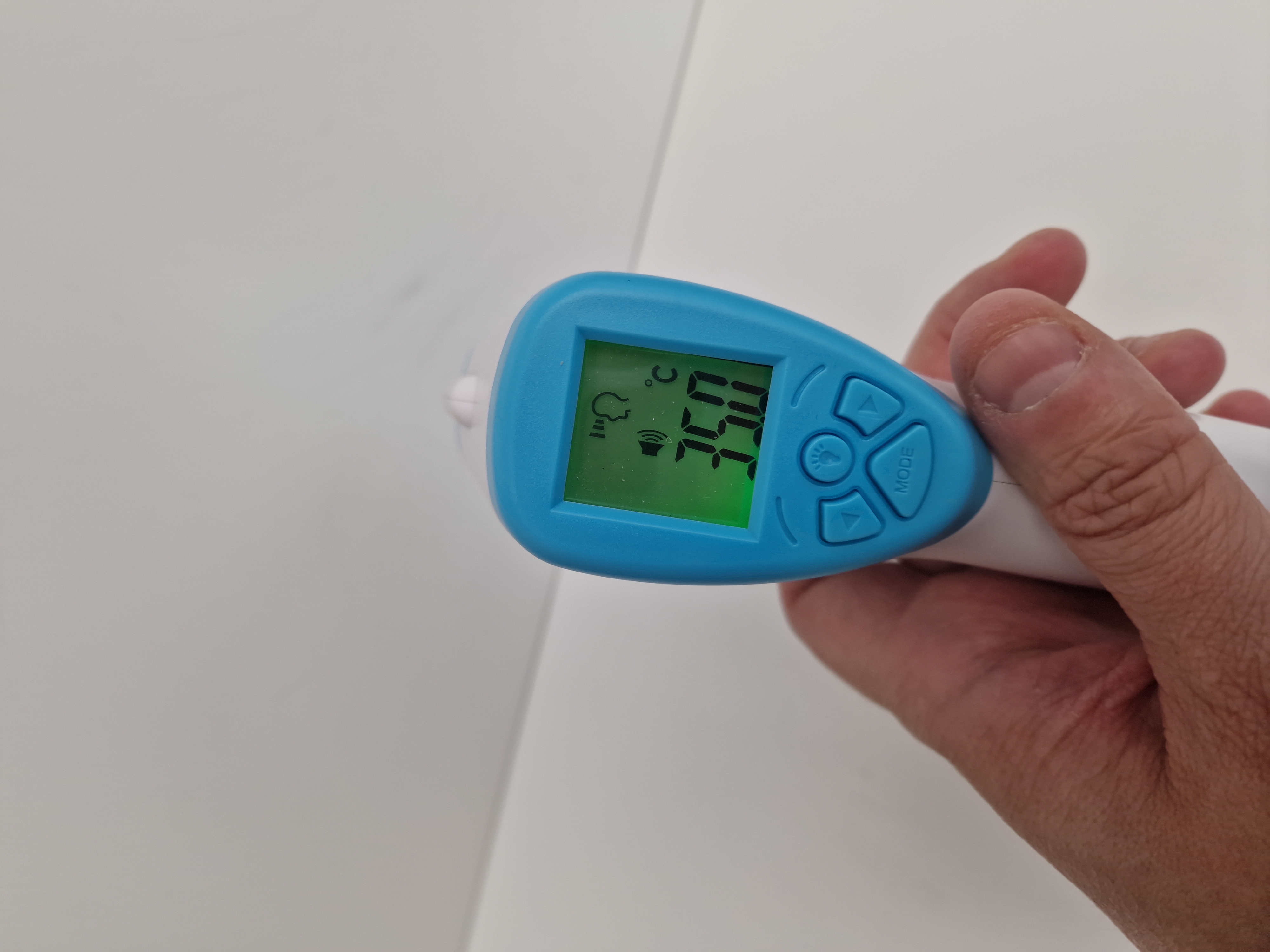 Thermomètre Frontal Infrarouge Bleu Blanc