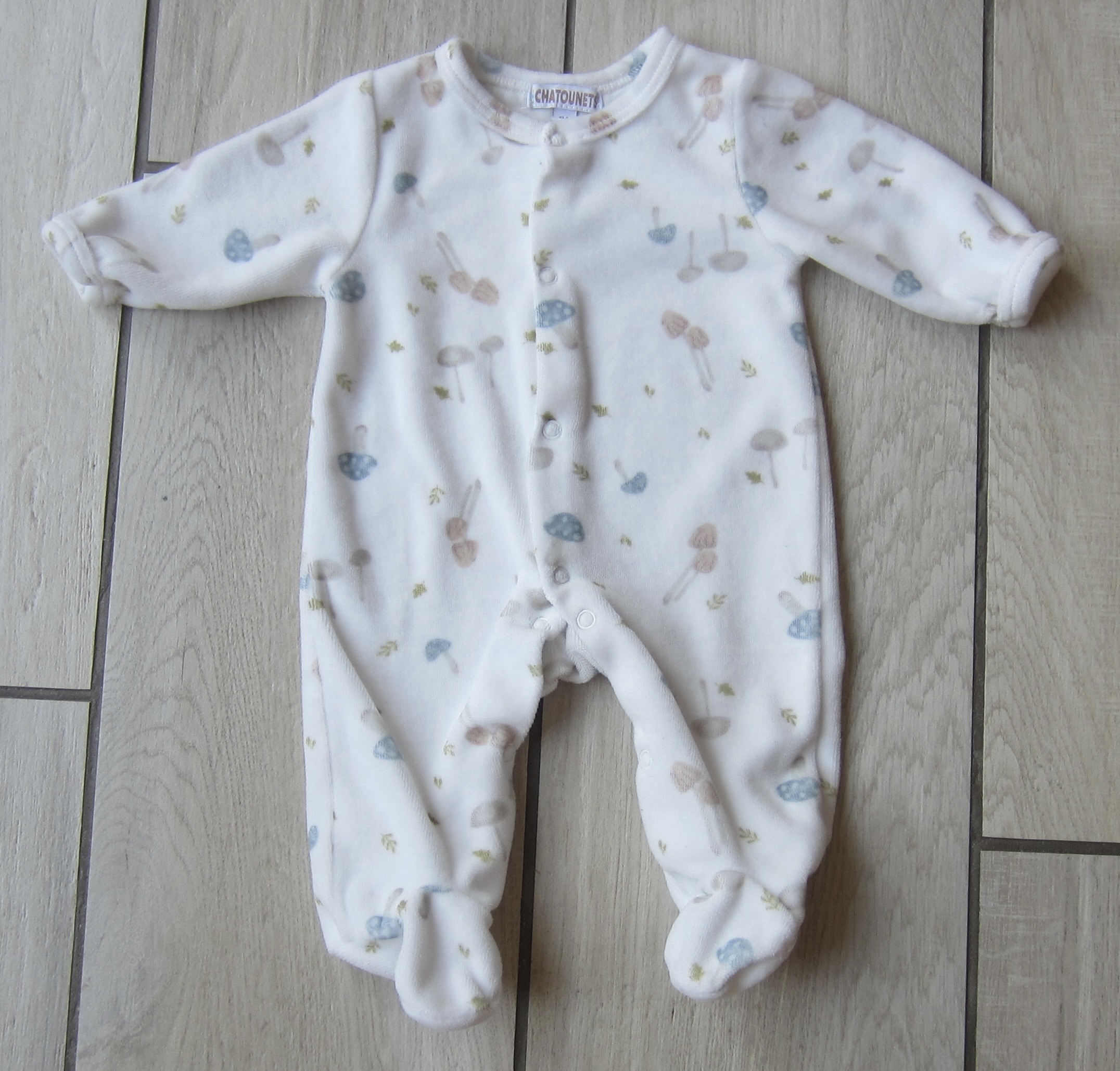 Grenouillere 1 mois "Les chatounets" - photo numéro 6