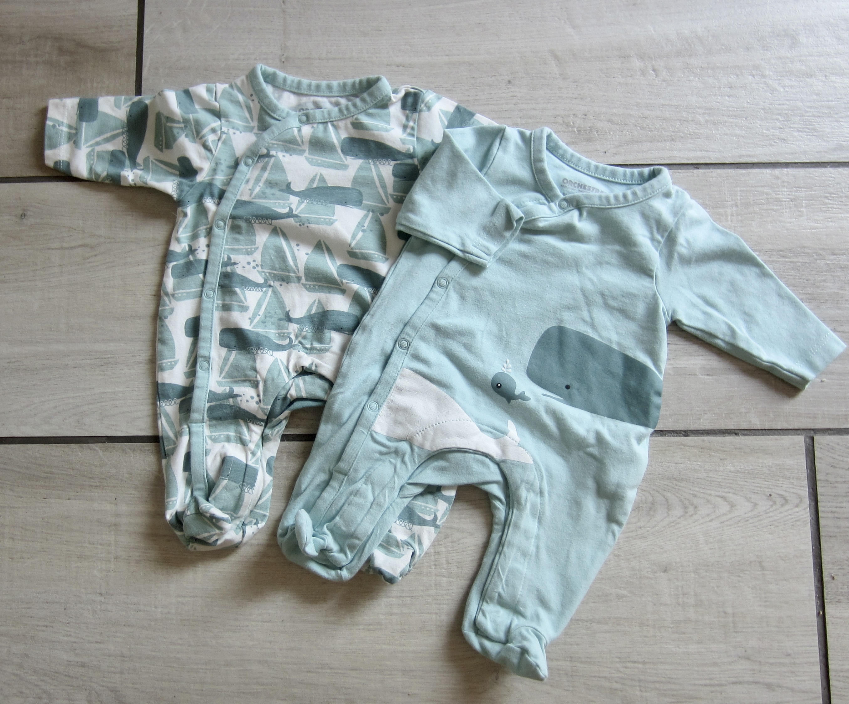 Lot de 2 grenouilleres theme poissons