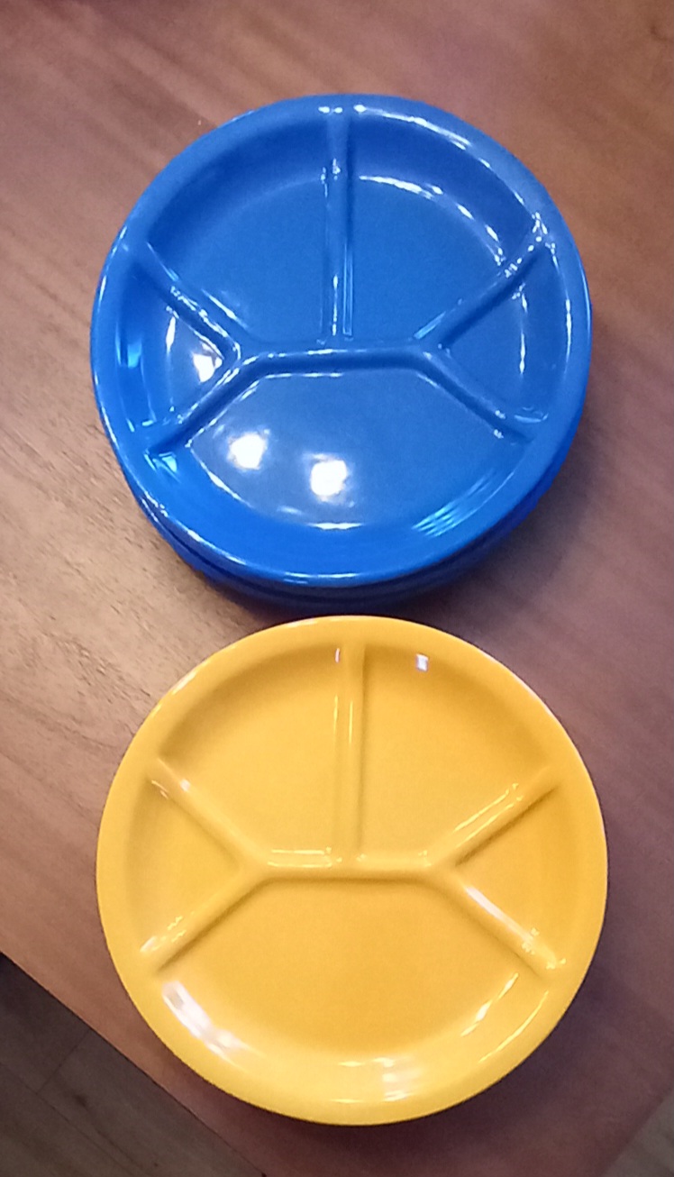 lot de 6 assiettes à fondue