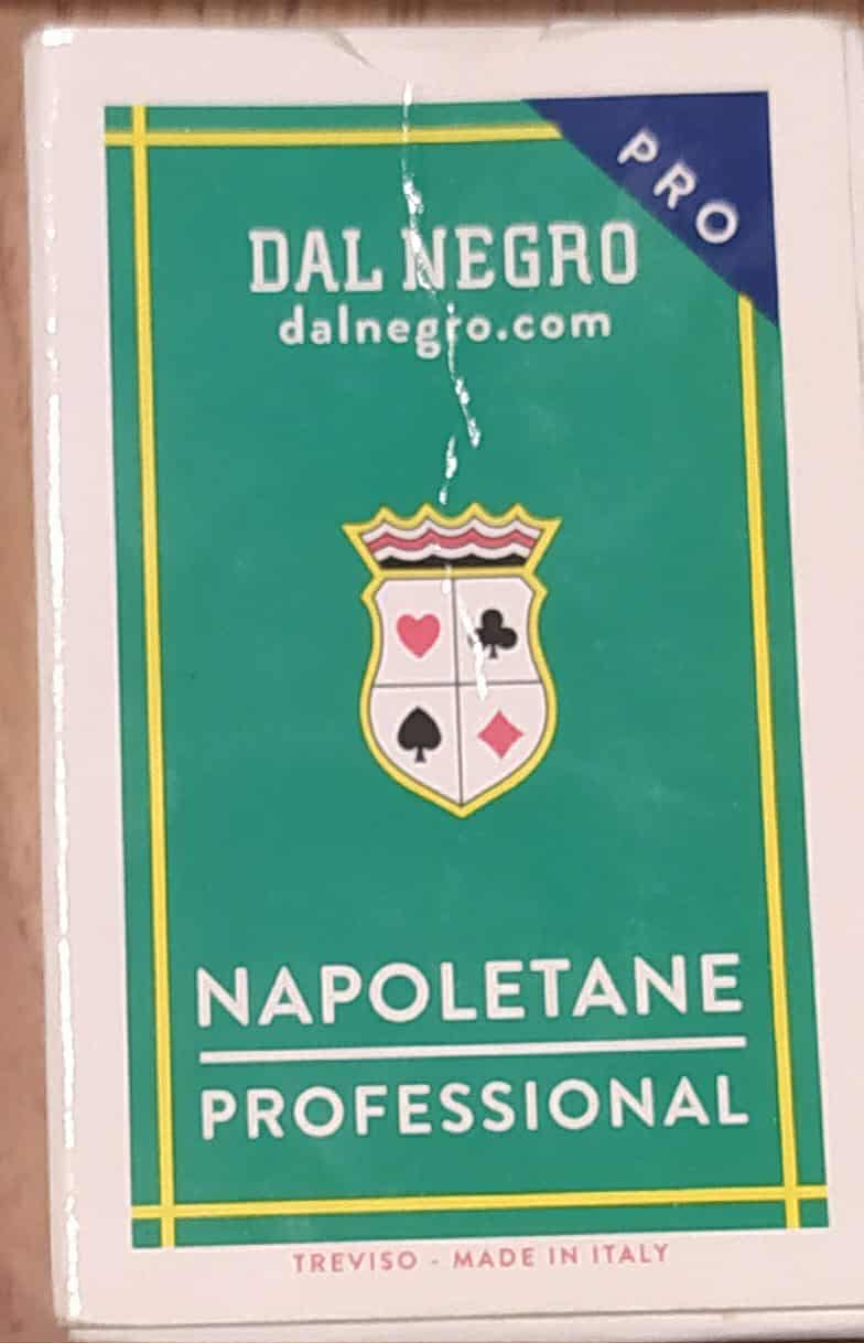 Jeu de cartes italien vintage Dal Negro Napoletane