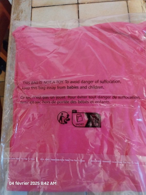 Tee shirt coton bio dentelle CEBANE - taille 46 - couleur framboise - La Fiancée - photo numéro 7